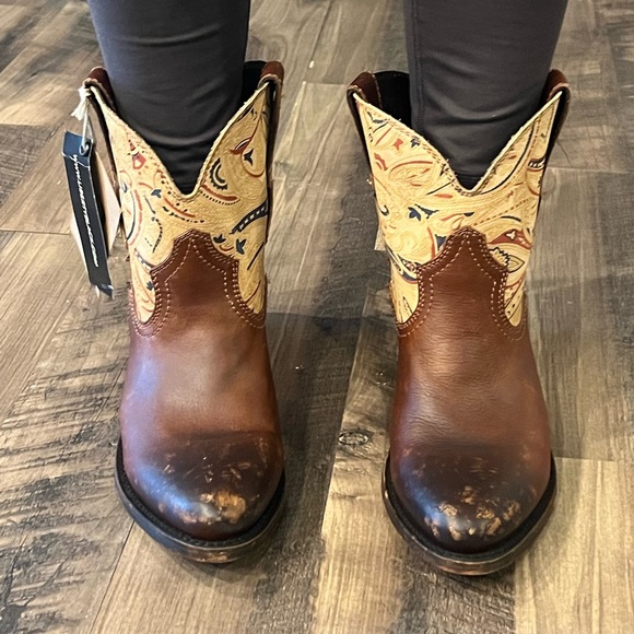 Liberty Black Paisley Booties - Picture 6 of 6